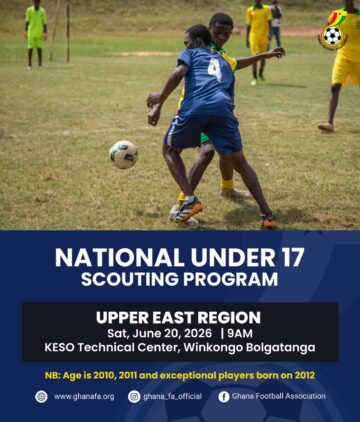 https://www.ghanafa.org/black-starlets-scouting-exercise-moves-to-upper-east-region