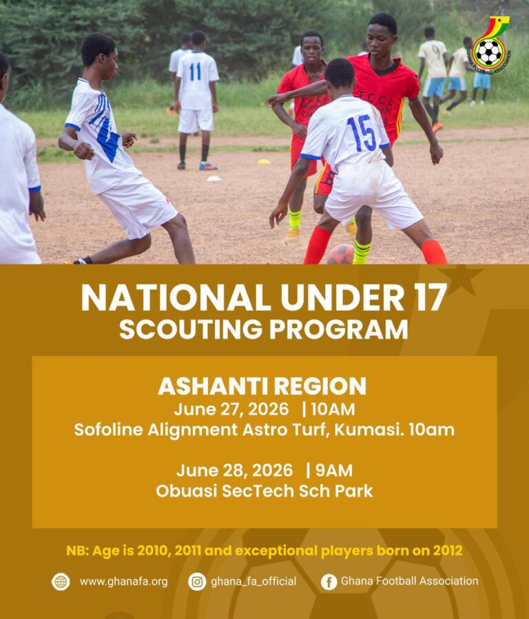 National U-17 Scouting Exercise Moves to Ashanti Region