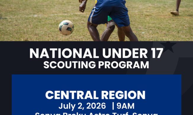 Coach Kassim Mingle set for U17 scouting in the Central Region