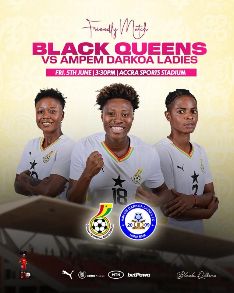 Black Queens set for Ampem Darkoa Ladies friendly today