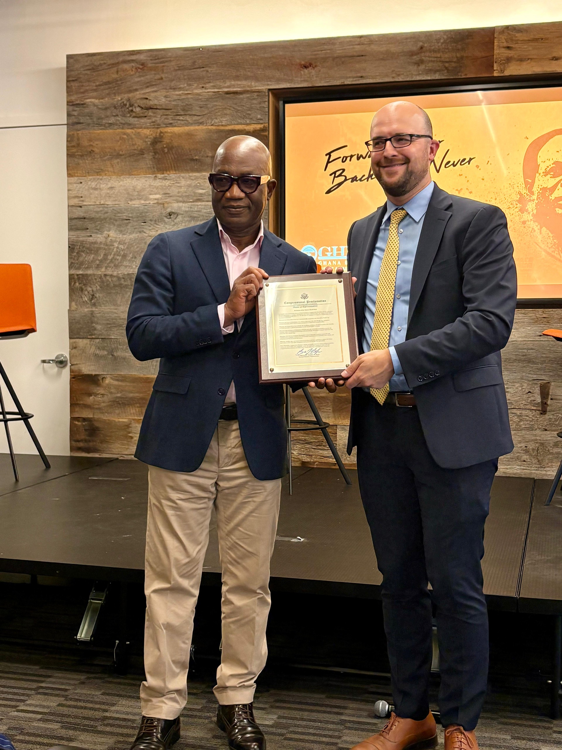 U.S. Congressman honours Ghana Black Stars with Congressional Proclamation