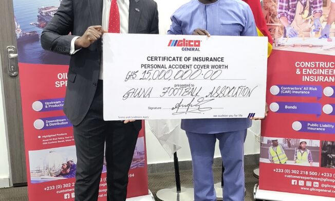 GLICO General strengthens support for Black Stars with 15 million cedis Insurance Cover