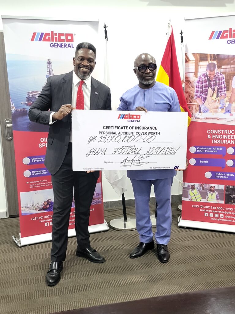 GLICO General strengthens support for Black Stars with 15 million cedis Insurance Cover