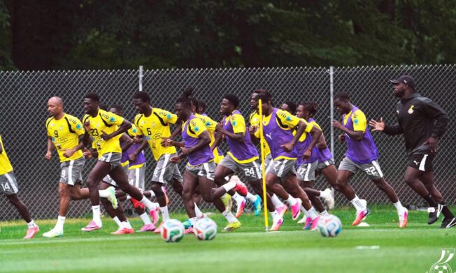 PHOTOS: Ghana shift focus to Colombia with training at Bryant University