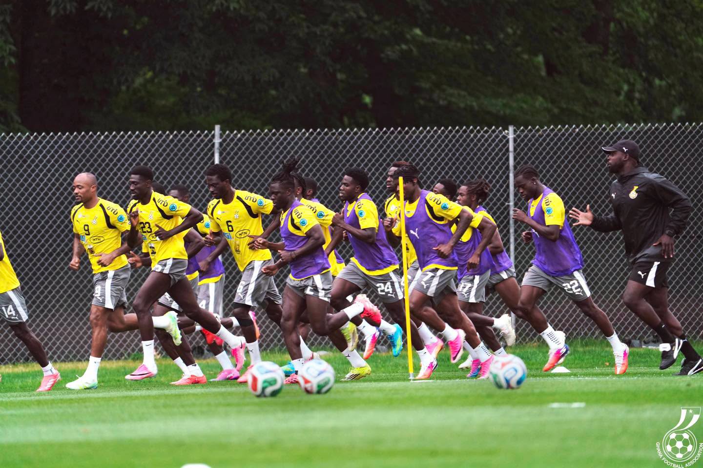 PHOTOS: Ghana shift focus to Colombia with training at Bryant University