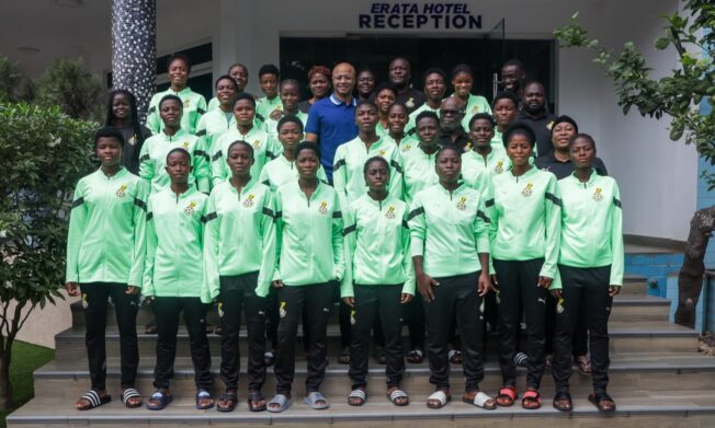 Andre Ayew visits Black Maidens camp to inspire team ahead of Senegal decider