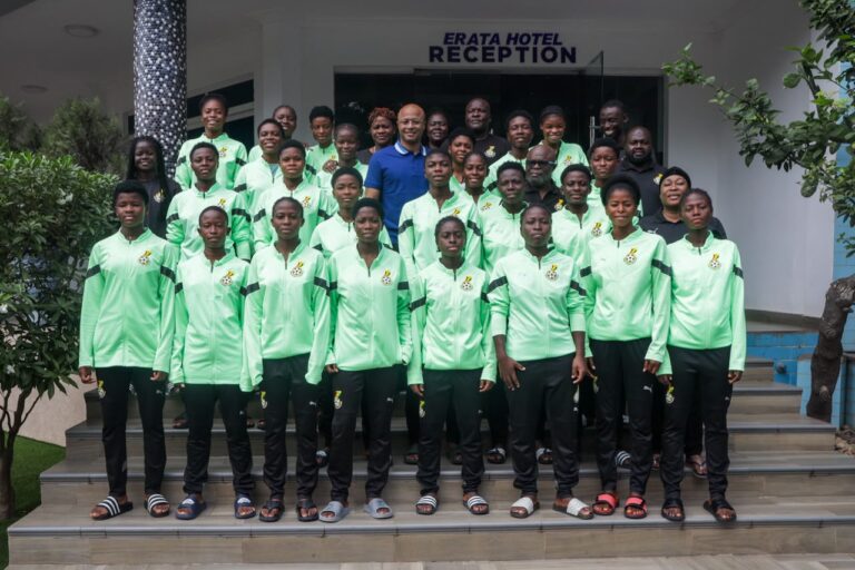 Andre Ayew visits Black Maidens camp to inspire team ahead of Senegal decider