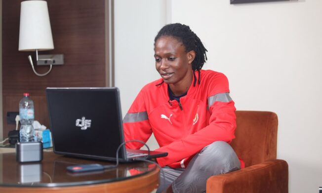 Black Queens vice-captain Cynthia Konlan advocates for goalkeeping development at CAF ‘Stars Spotlight’ webinar
