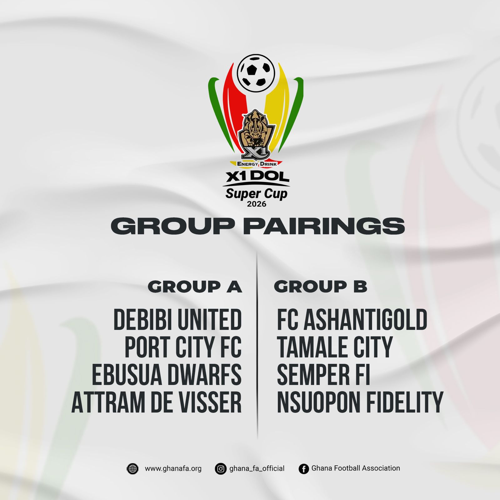 2026 X1 DOL Super Cup Group Pairings Announced