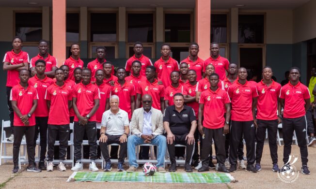 President Simeon-Okraku Opens FIFA MA Young Talent Refereeing Course at Prampram
