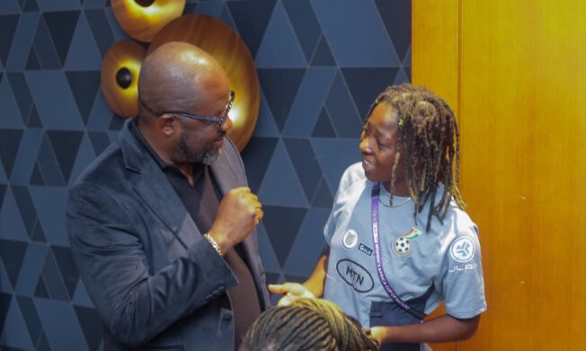 President Simeon-Okraku charges Black Queens to make Ghana proud