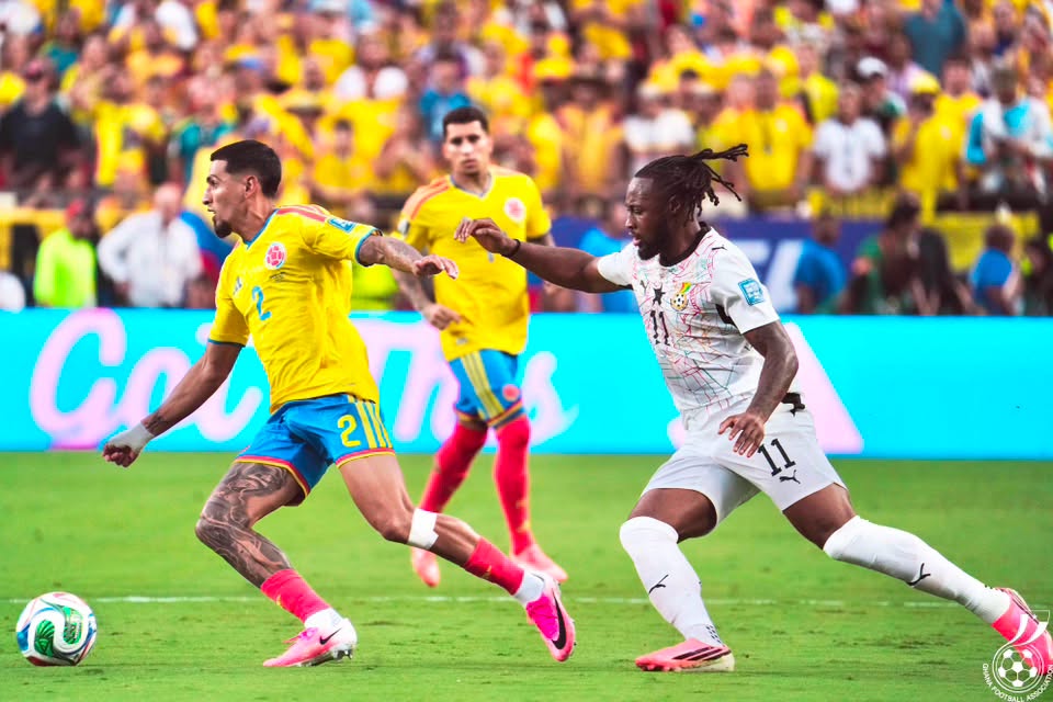 Black Stars exit World Cup after narrow defeat to Colombia