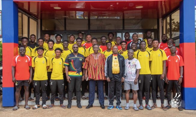 Ghana's Ambassador to Cote D'voire rallies Black Satellites ahead of Burkina Faso clash