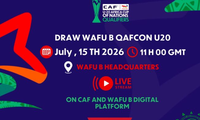WAFU B U-20 AFCON qualifiers draw set for July 15 ahead of Ghana 2027