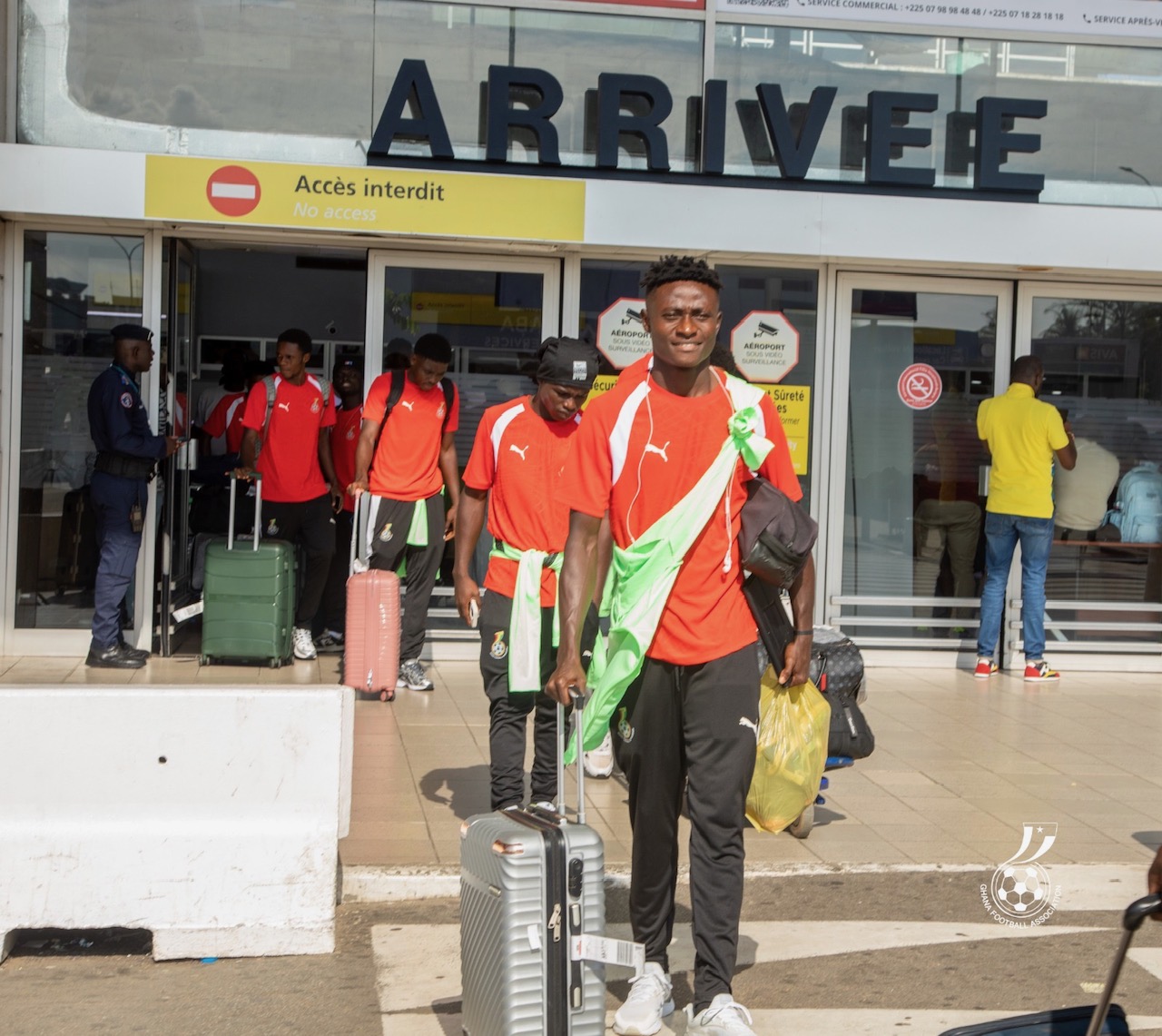 Black Satellites touch down in Côte d'Ivoire for WAFU B U-20 Championship mission