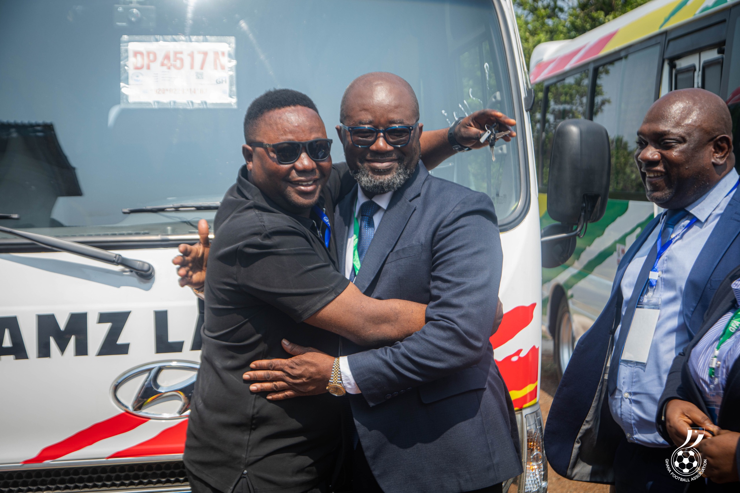 President Kurt Edwin Simeon-Okraku presents buses to five clubs under GFA Merit Awards scheme