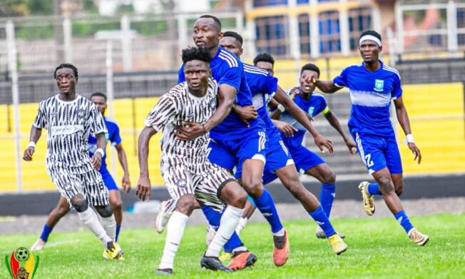 X1 Energy Drink DOL Super Cup: Ebusua Dwarfs thrash Real Tamale United 4-1 to go top of Group A