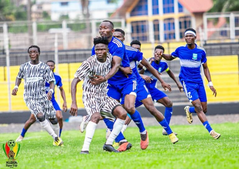 X1 Energy Drink DOL Super Cup: Ebusua Dwarfs thrash Real Tamale United 4-1 to go top of Group A