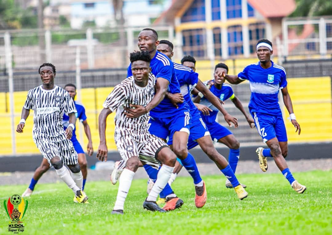 X1 Energy Drink DOL Super Cup: Ebusua Dwarfs thrash Real Tamale United 4-1 to go top of Group A