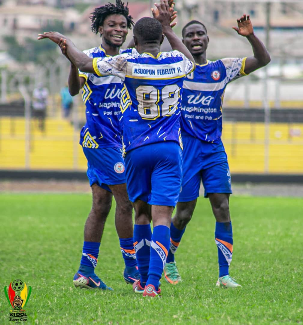 X1 Energy Drink DOL Super Cup: Nsuopon Fidelity stun FC AshantiGold in Group B opener