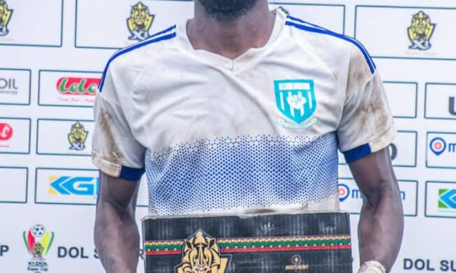 RTU’s Rahim Akanta claims Man of the Match award after brace against Debibi United