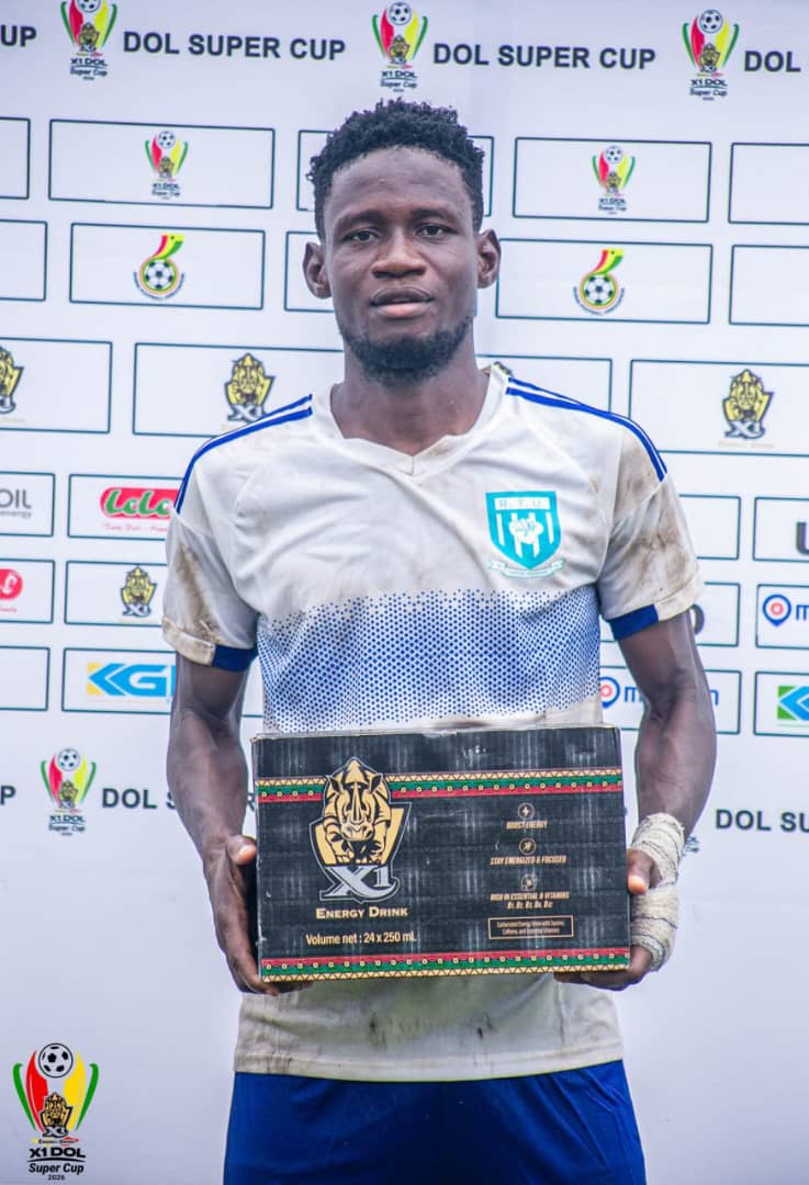 RTU’s Rahim Akanta claims Man of the Match award after brace against Debibi United