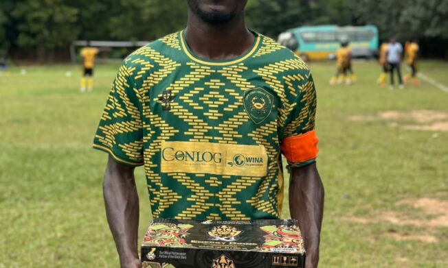 Dwarfs' Isaiah Classpeter Okyere named MVP in draw with Debibi United