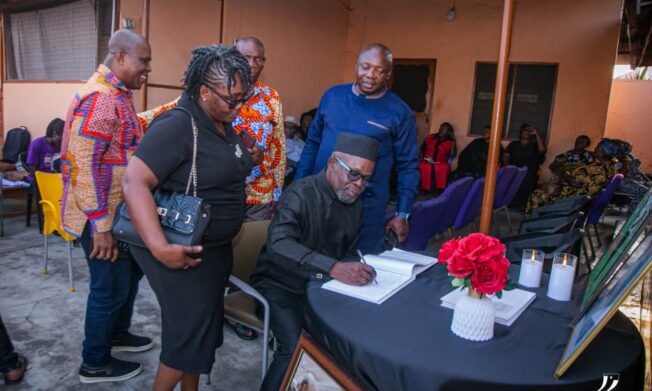 Executive Council pays courtesy visit to family of late Nii Sabahn Quaye