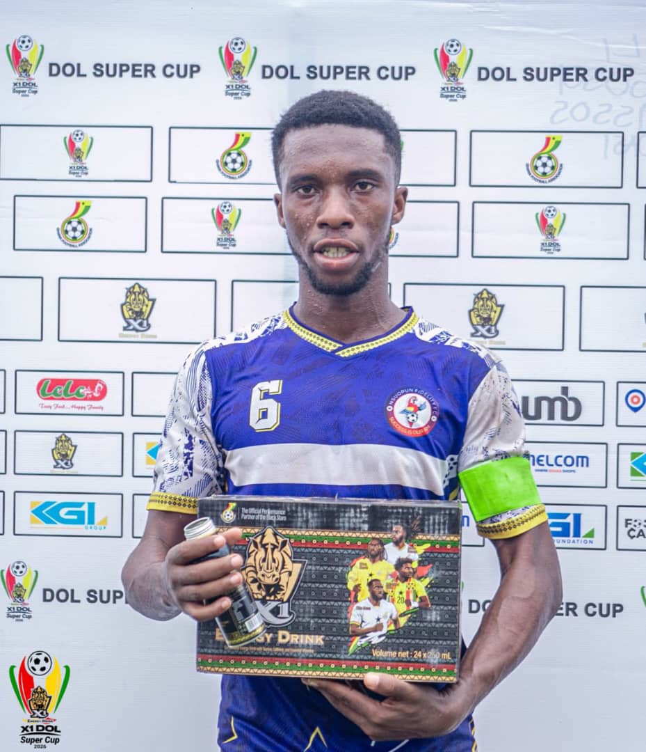 Isaac Kojo Fosu bags second Man of the Match award at X1 Energy Drink DOL Super Cup