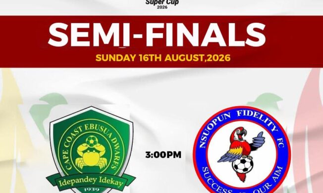 X1 Energy Drink DOL Super Cup: Ebusua Dwarfs take on Nsuopon Fidelity in second Semi-Final