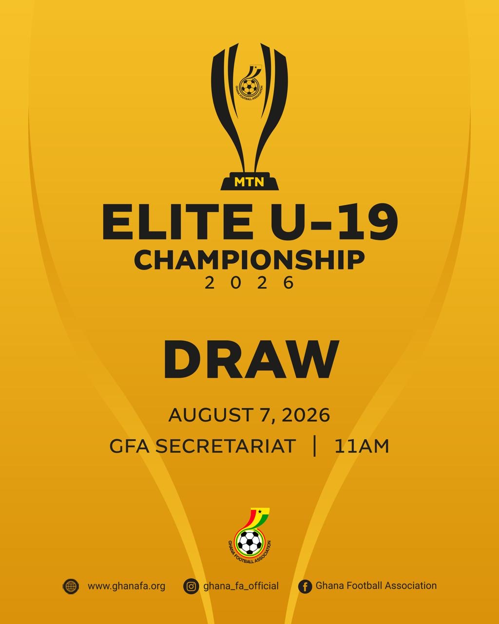 2026 MTN Elite U-19 Championship draw set for Friday, August 7