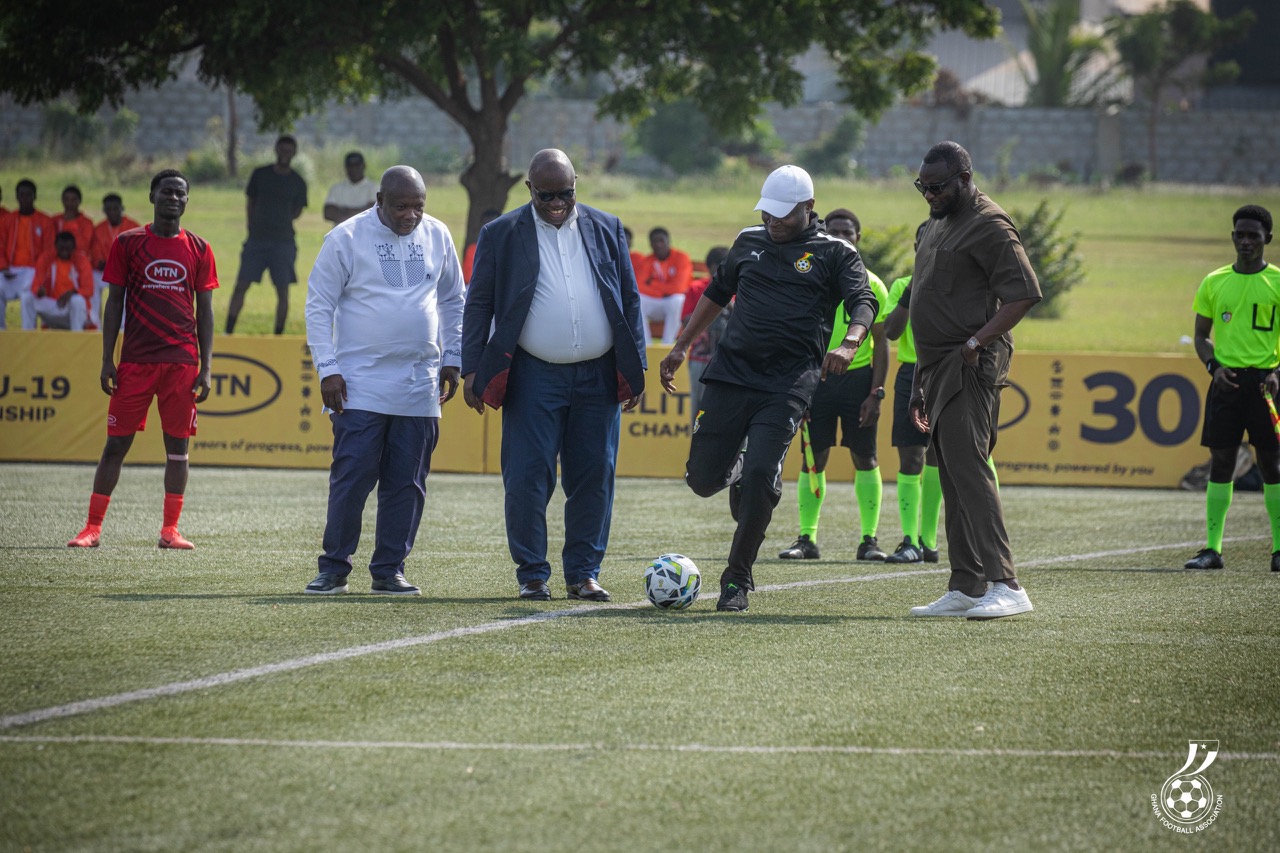 2026 MTN Elite U-19: Hon. Eric Edem Agbana kicks off Inter-Regional Division Two Championship in Prampram