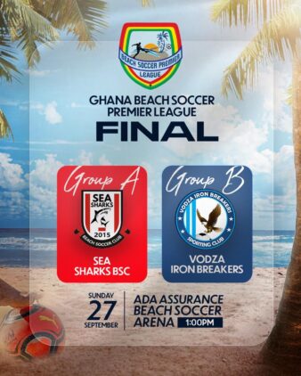 https://www.ghanafa.org/sea-sharks-vodza-iron-breakers-set-for-beach-soccer-premier-league-final-on-sept-27
