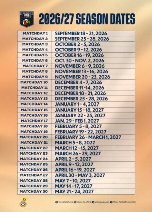 https://www.ghanafa.org/2026-27-division-one-league-season-dates-announced