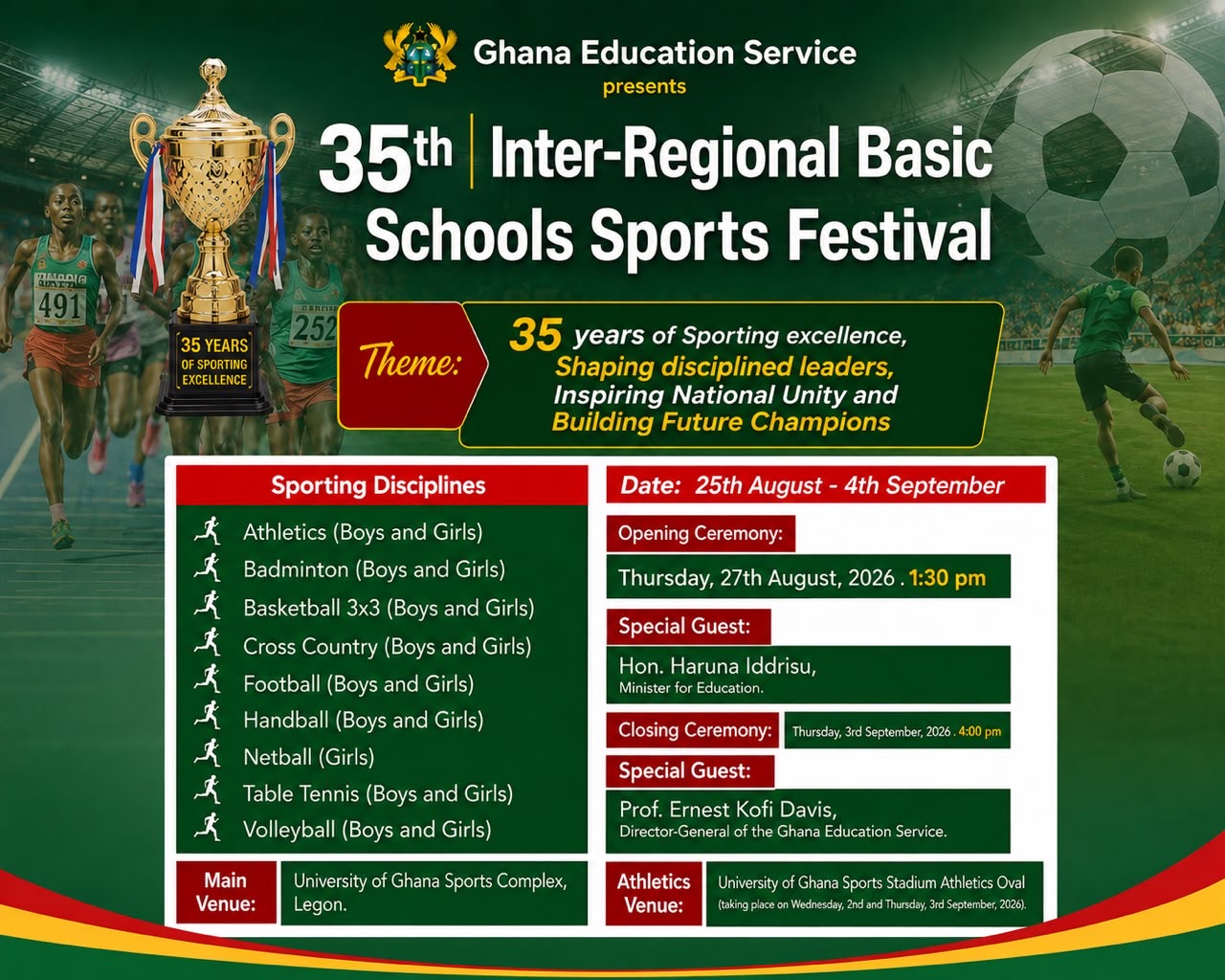 National Basic Schools Football Festival set to kick off