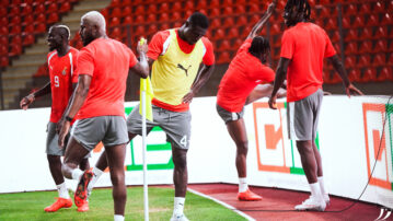 PHOTOS: Black Stars train at Stade de la Paix ahead of Cote d'Ivoire clash
