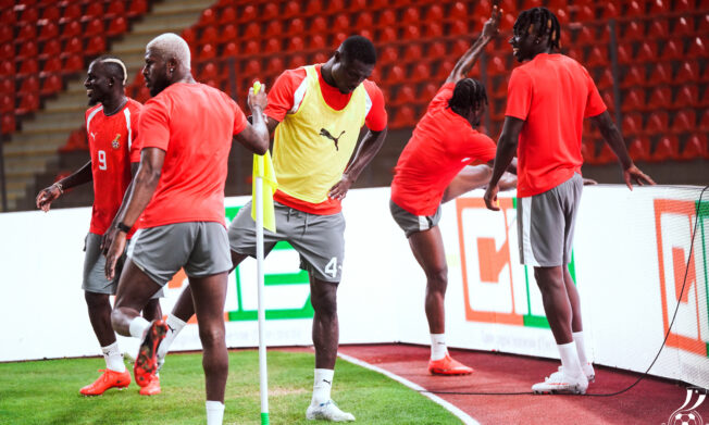 PHOTOS: Black Stars train at Stade de la Paix ahead of Cote d'Ivoire clash