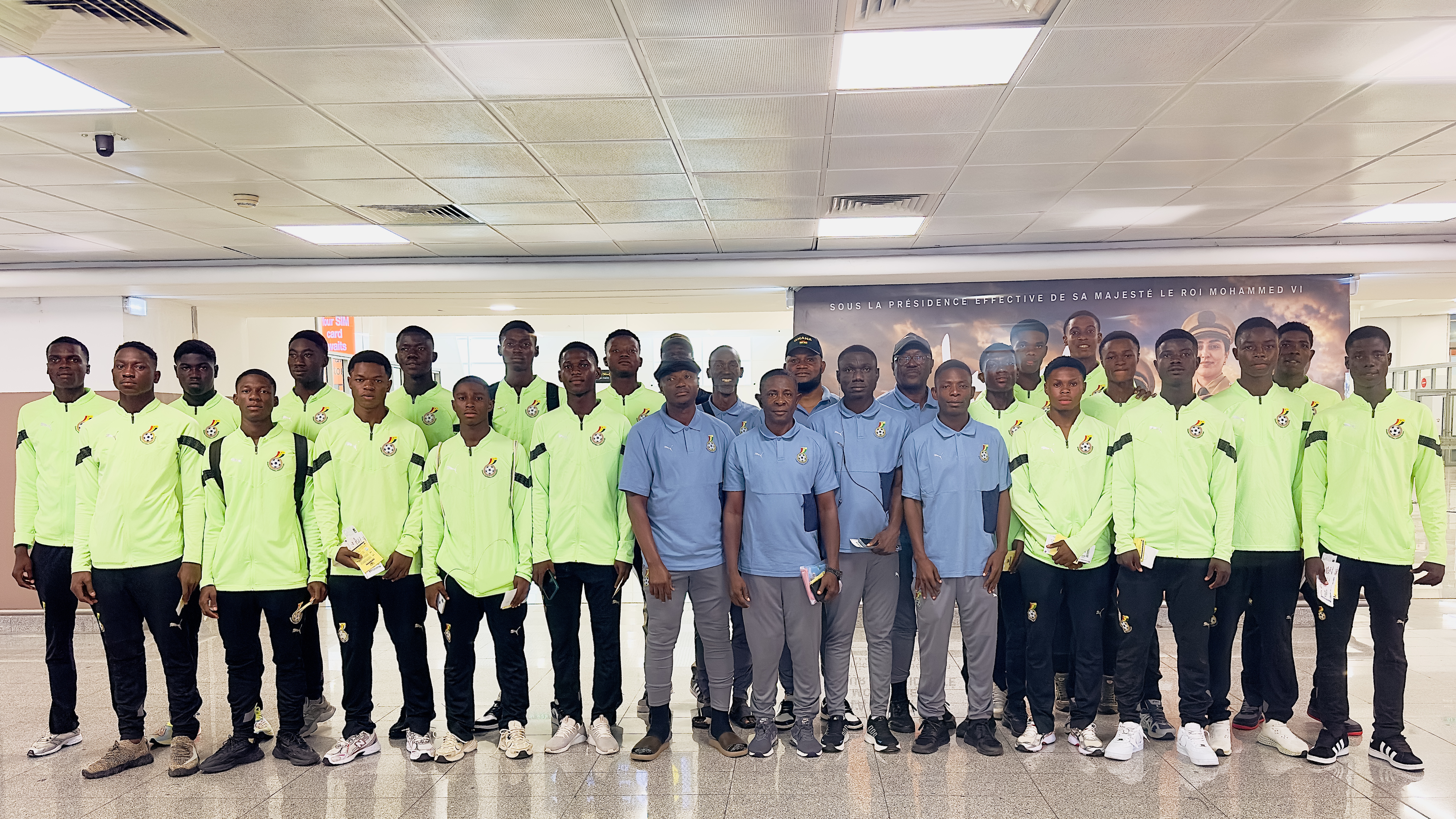 Black Starlets arrive in Rabat ahead of Morocco friendly