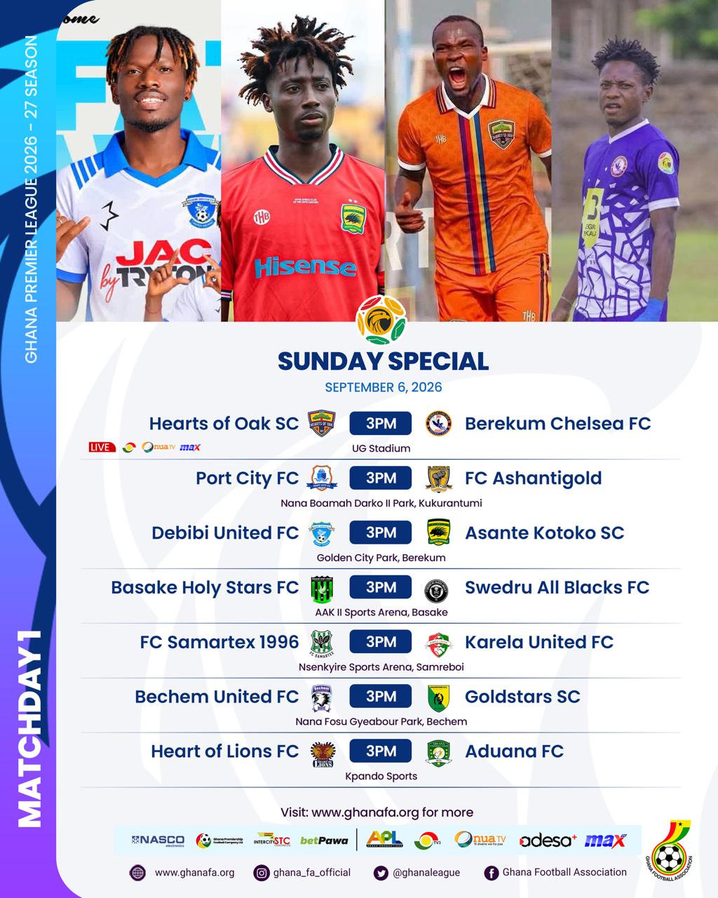 2026/27 Premier League MatchDay 1 Preview