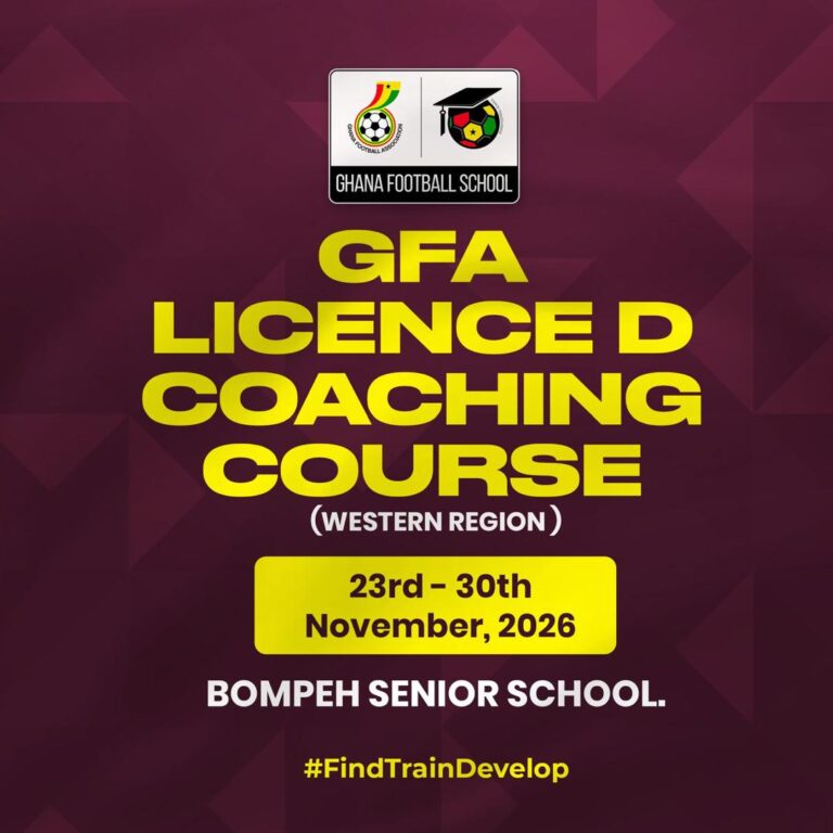 Bompeh Senior High to host GFA Licence D Coaching programme in November