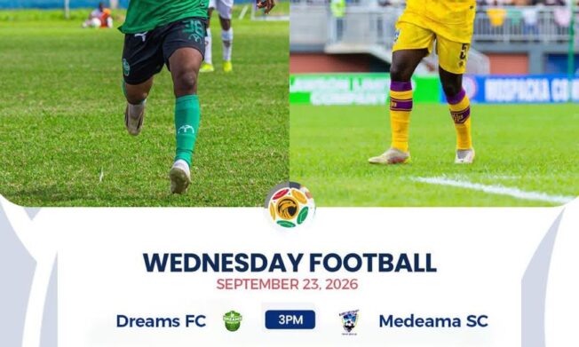 Premier League: Dreams FC host Medeama in outstanding Matchday 1 clash on Wednesday