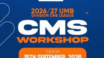 UMB Division One League clubs to undergo CMS training in readiness for 2026/27 campaign