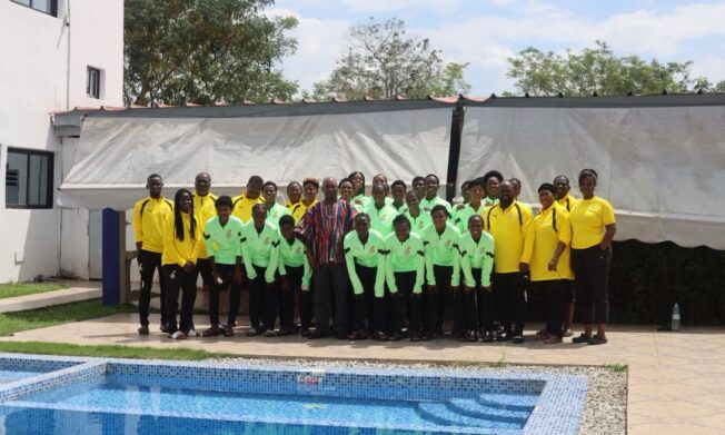 Ambassador to Cote D'Ivoire visits Black Maidens, urges team to excel at WAFU B Championship