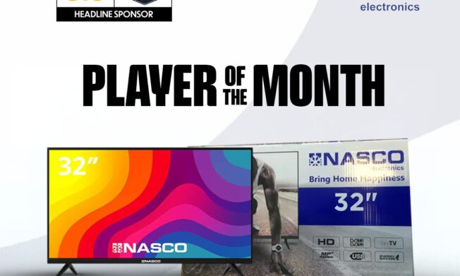 NASCO player of the month winners in UMB Division One League to receive 32-inch TV-Set