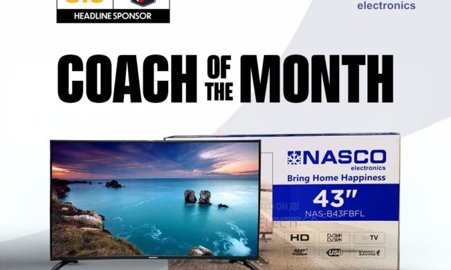 UMB Division One League Coach of the Month winners to receive 43-inch NASCO TV Set
