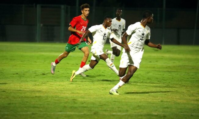 Morocco strike late to overcome 10-man Black Starlets