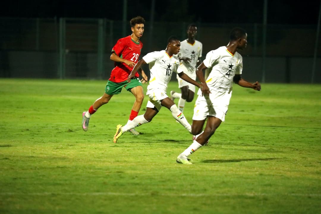 Morocco strike late to overcome 10-man Black Starlets