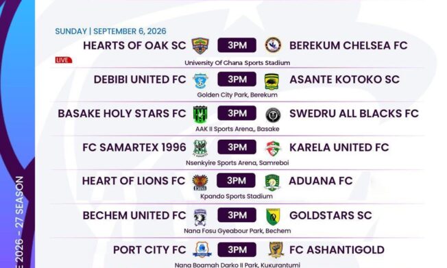 2026-27 Premier League: Revised TV schedule for Matchday 1 announced