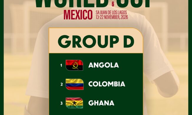 Ghana's Black Challenge drawn in Group D for 2026 WAFF Amputee Football World Cup