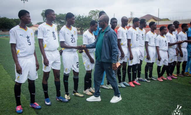 President Kurt E.S visits U-15 Boys ahead of inaugural FIFA U-15 World Cup & Festival 2026
